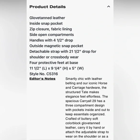 Coach Tate Carryall 29 Satchel Oxblood Multi Pewter - Picture 17 of 17